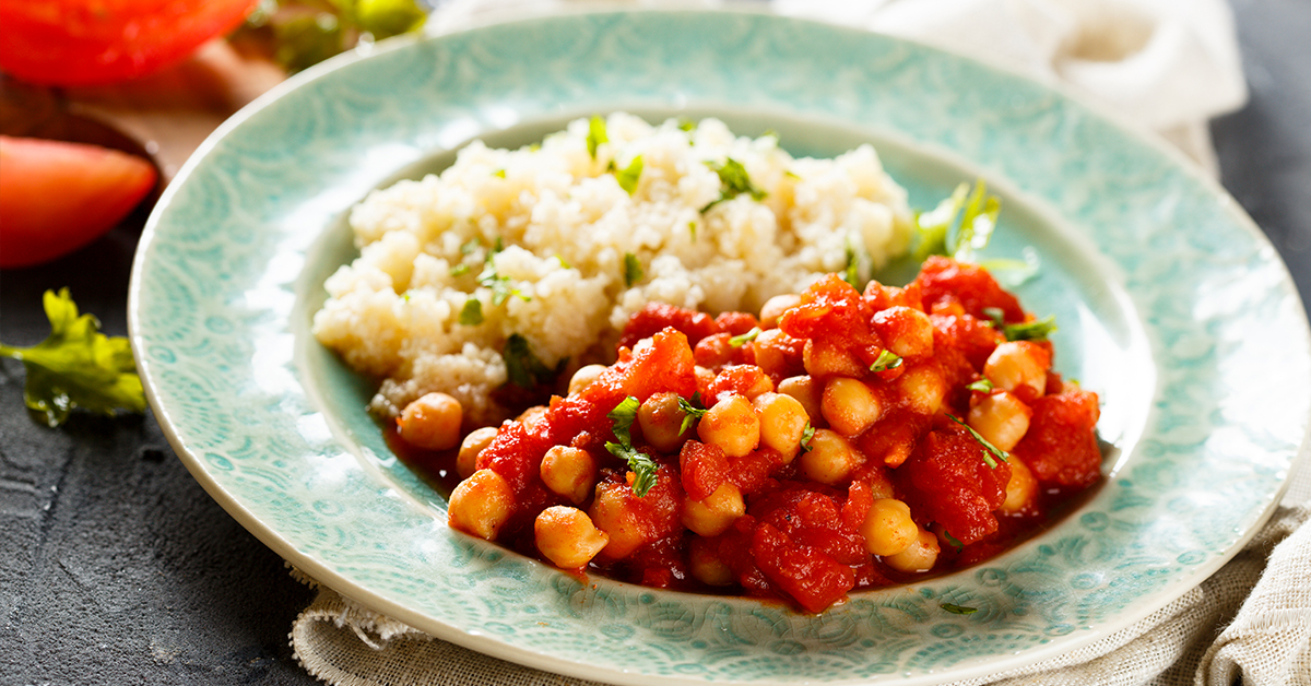Moroccan-style Chick Pea and Vegetable Stew